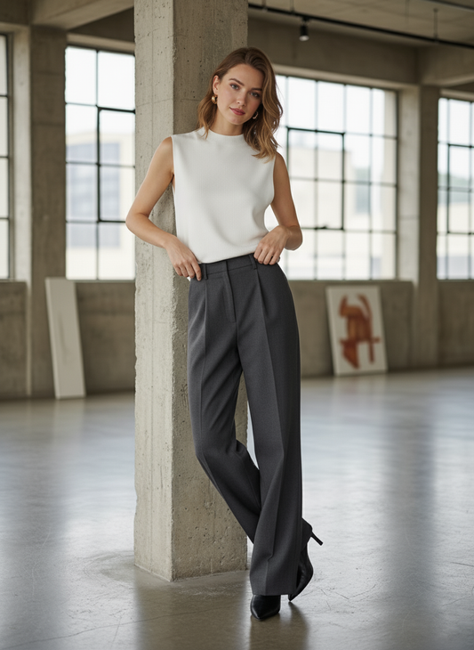 CLARA | CAMISETA SIN MANGAS DE PUNTO