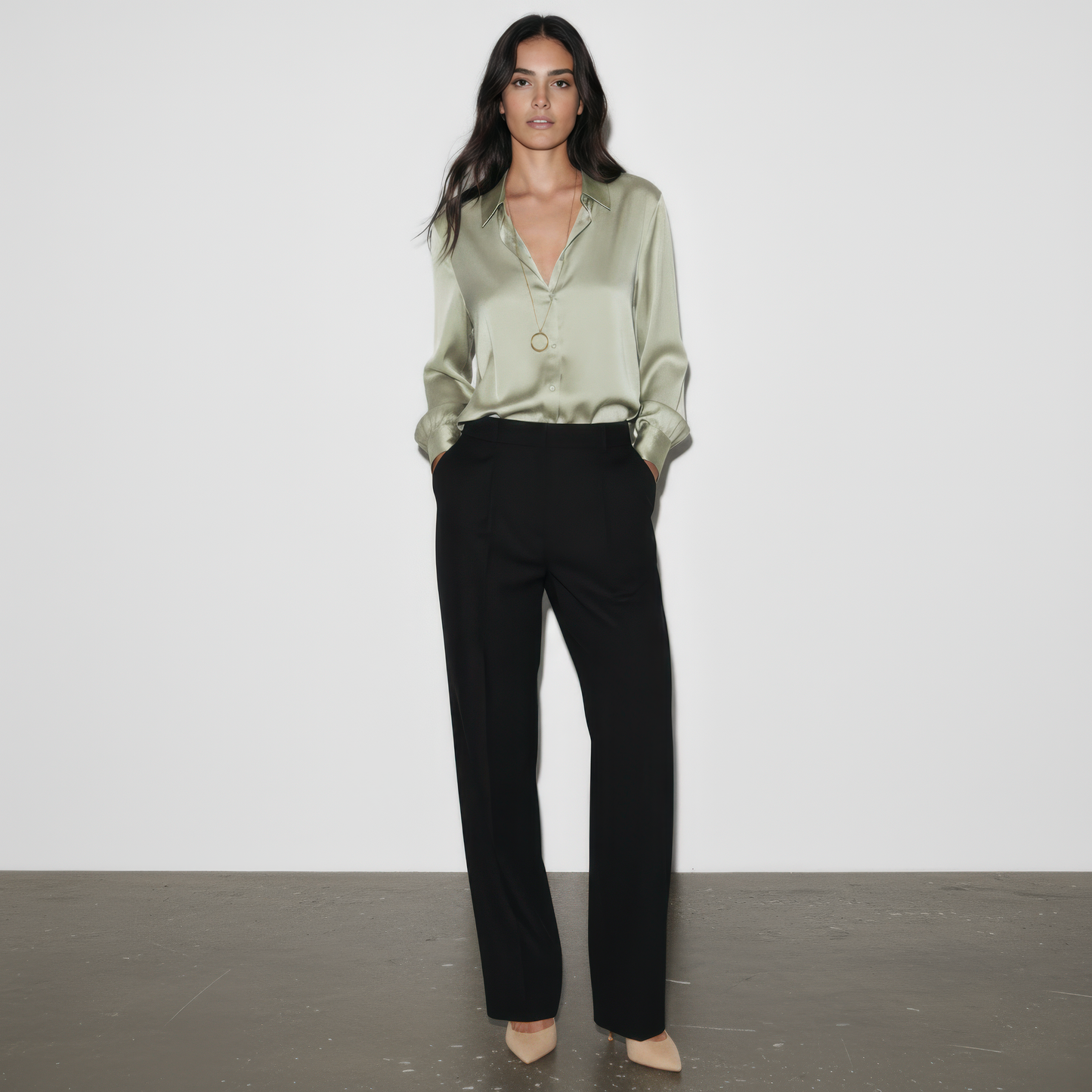 BLUSA CAMILA | ELEGANCIA SATINADA