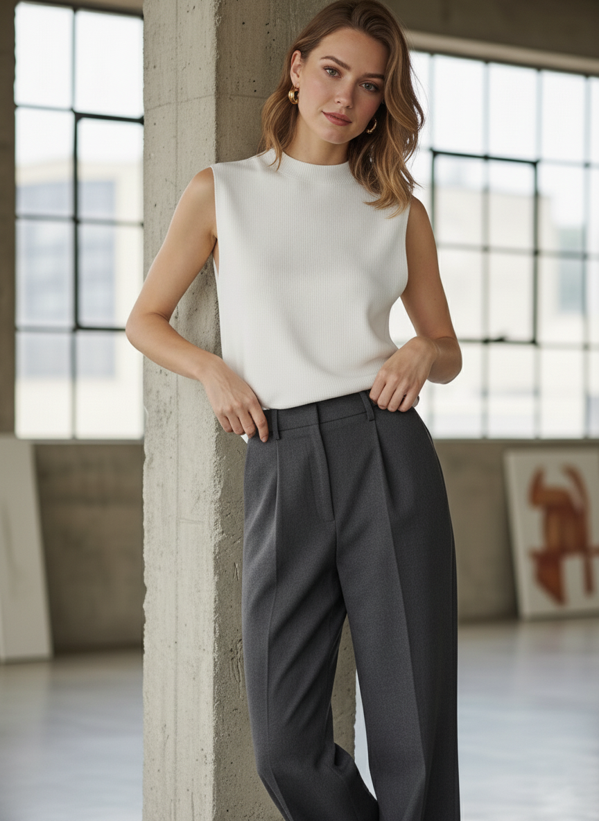 CLARA | CAMISETA SIN MANGAS DE PUNTO