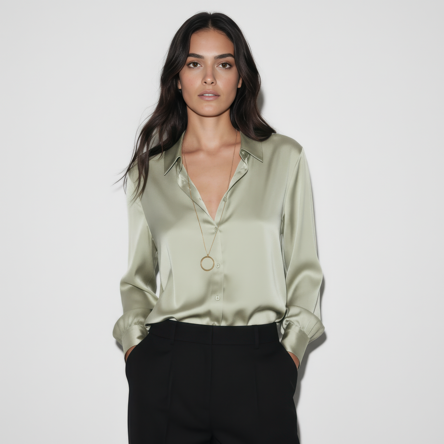 BLUSA CAMILA | ELEGANCIA SATINADA
