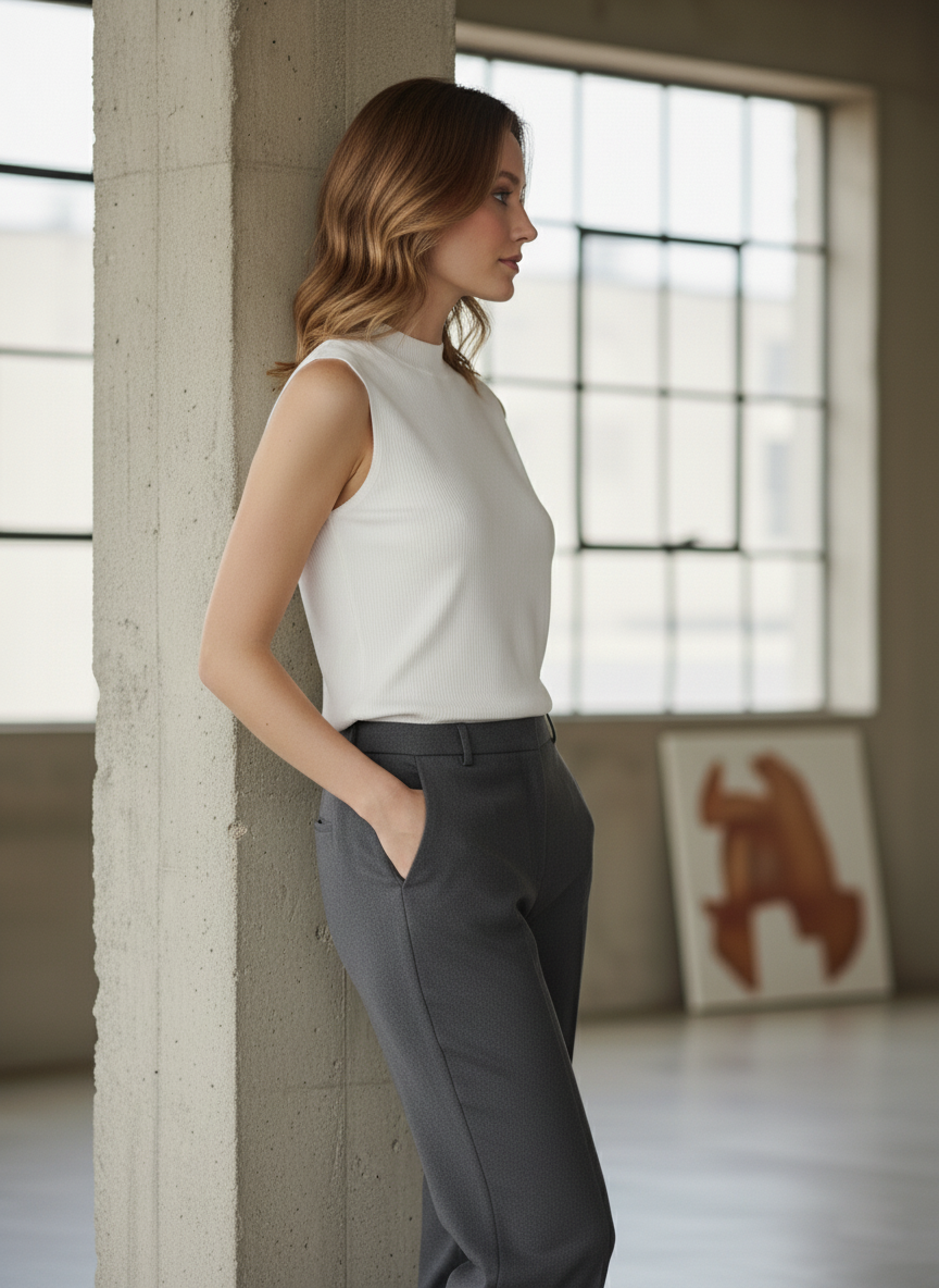 CLARA | CAMISETA SIN MANGAS DE PUNTO